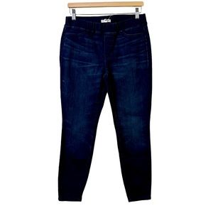 Eileen Fisher Dark Wash Pull-On Skinny Jeans in Women’s Size MEDIUM PETITE